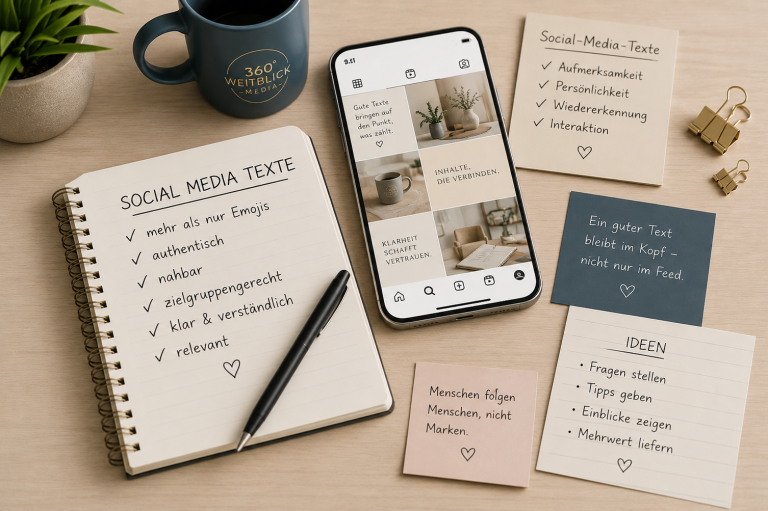 social media texte-Mehr als nur drei Emojis und ein Hashtag - weitblick 360 media