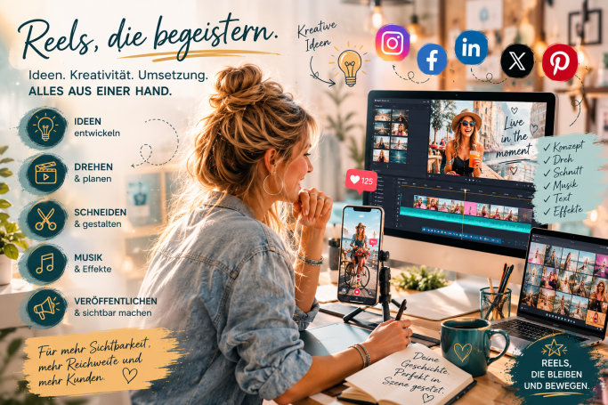 reels, die begeistern . ideen kreativität umsetzen - weitblick 360 media
