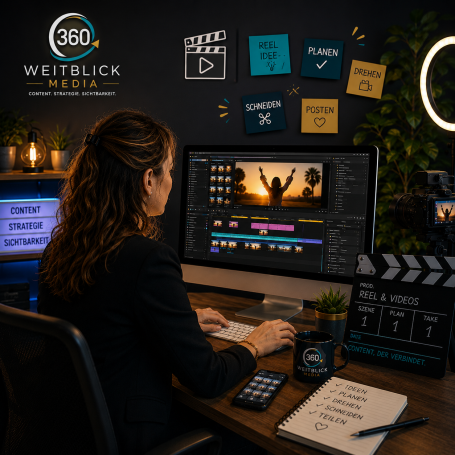 Reel und Videos kreiere ich für Ihr Unternehmen- weitblick360media